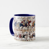 MUG BAYEUX TAPESTRY 1066 NORMAN KNIGHTS AND ARCHERS MU (Devant gauche)