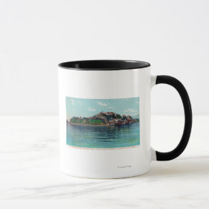 Mug Bayview de l'île et de la prison d'Alcatraz