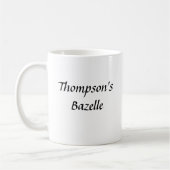 Mug Bazelle de Thompson (Gauche)