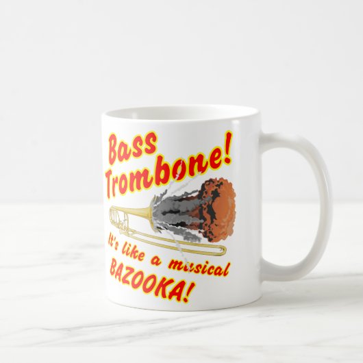 Mug Bazooka bas de musical de trombone (Droite)