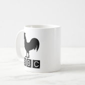 Mug BBC - Gros Cockerel noir (Devant gauche)