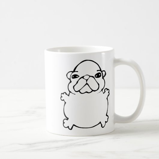 Mug Bble Meme Funny Dog Brainrot Wash My Belly Meme  (Droite)