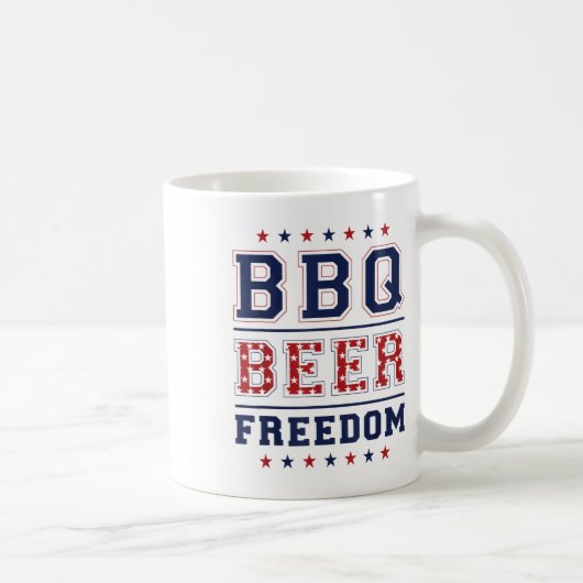 Mug Bbq Beer Freedom _1 (Droite)