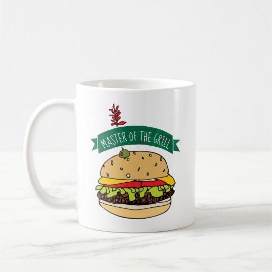 Mug BBQ Burger Master of the Grill (Gauche)
