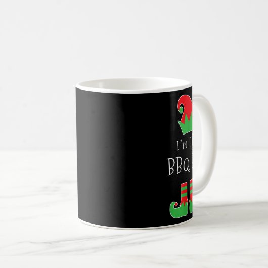 Mug Bbq Elf Matching Family Group Noël Funny (Devant droit)