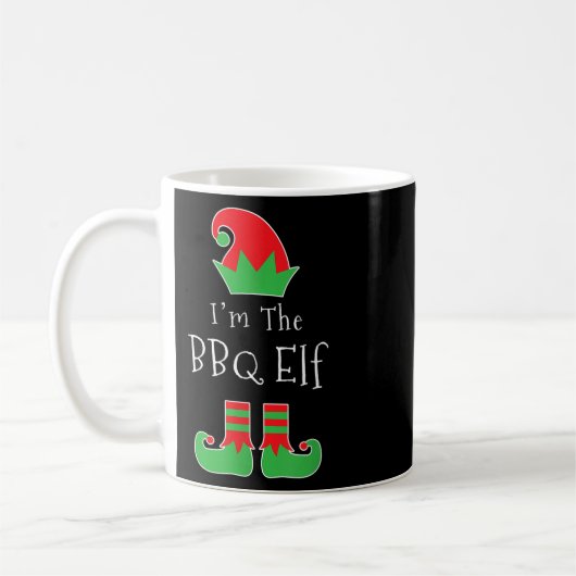 Mug Bbq Elf Matching Family Group Noël Funny (Gauche)