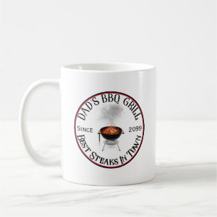 Mug BBQ Grill papa Meilleurs Steaks dans la boue de vi