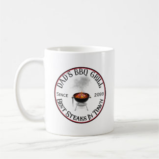 Mug BBQ Grill papa Meilleurs Steaks dans la boue de vi