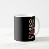 Mug Bbq Old Row Smoking Meats And Clappin Cheeks  (Devant droit)