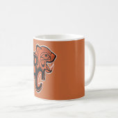 Mug bc lions chemise orange jour bébé couverture (Devant droit)