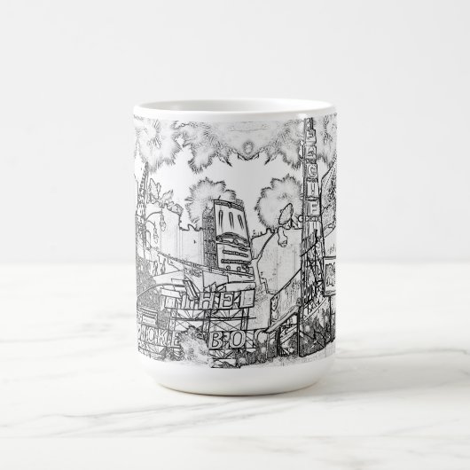 Mug Bd. de coucher du soleil (Centre)