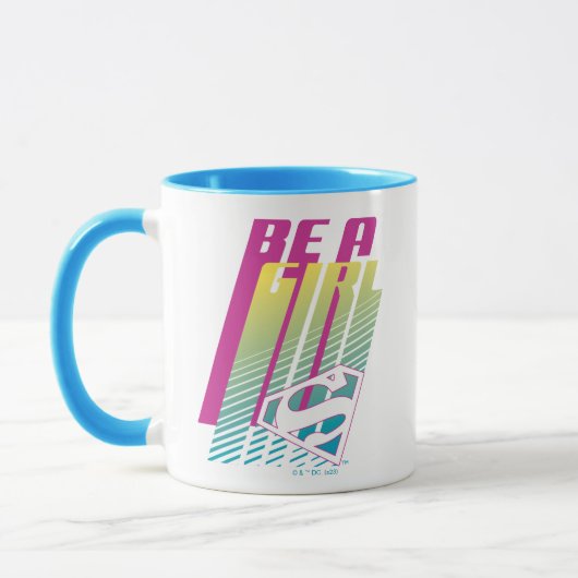 Mug "Be A Girl" Supergirl Graphic (Gauche)