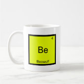 Mug Be - Beowulf Funny Chimie Élément Symbole Tee (Gauche)