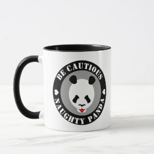 Mug Be cautious Naught Panda