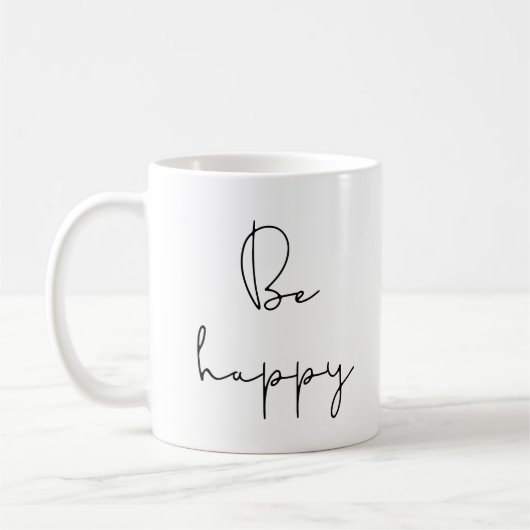 Mug Be happy (Gauche)