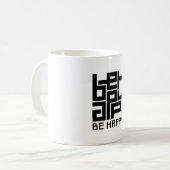 Mug Be happy (Devant gauche)