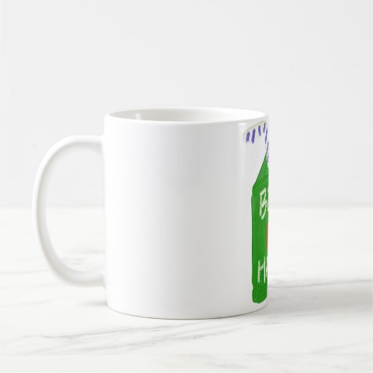 Mug Be Happy With Apple Design T-shirts By Will Power (Gauche)
