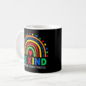 Mug Be Kind Autism Rainbow Sensibilisation sur l'autis (Devant gauche)