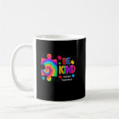 Mug Be Kind Puzzle Pieces Tie Dye Cute Autism Awarenes (Gauche)