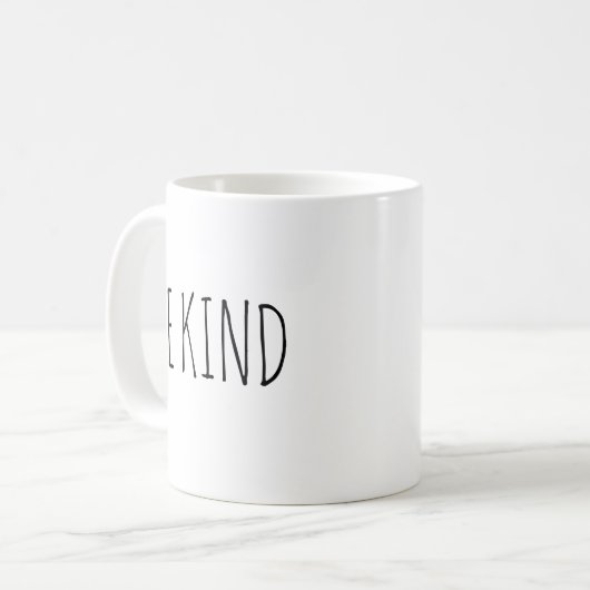 Mug "Be Kind" Simple Farmhouse moderne (Devant gauche)