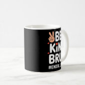 Mug Be Kind Tee Hand Motivational For Teachers &amp; S (Devant droit)