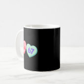 Mug Be Mine 67 Cute Valentine Meme Heart Saying  (Devant gauche)