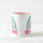 Mug BE MINE valentine arc-en-ciel (Centre)