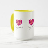 Mug Be Mine Valentine shirt |Rose with Heart Love (Devant gauche)