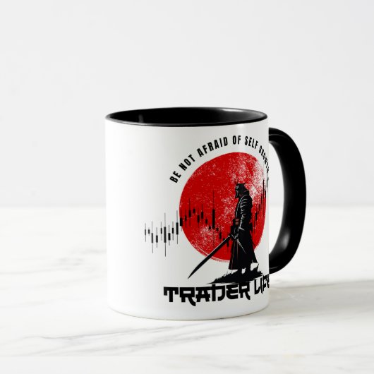 Mug Be not afraid | Trade Motivation | Samurai (Devant droit)