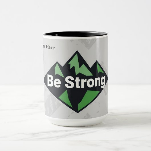 Mug Be Strong Geometric (Centre)