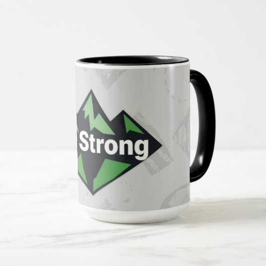 Mug Be Strong Geometric (Devant droit)