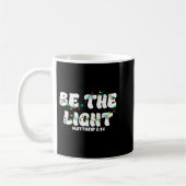Mug Be The Light Christmas Matthew 5_14 Faith Christia (Gauche)
