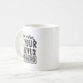 Mug Be Your Own Superhero Motivational  (Devant gauche)
