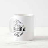 Mug Be Yourself Something Beautiful Quote-52912 (Devant gauche)