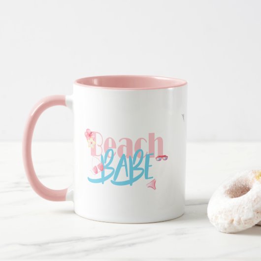 Mug Beach-Babe.gif (Avec donut)