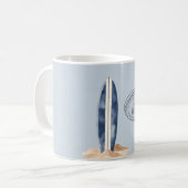 Mug Beach Blue Surf Board (Devant gauche)