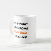 Mug beach bum, génial (Devant gauche)