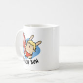 Mug Beach Bun Funny Bunny Pun  (Devant gauche)