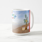 MUG BEACH CHRISTMAS CHRISTMAS CLOCK (Devant droit)