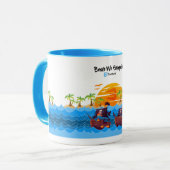 Mug Beach & Coconut - BruceWnTv (Devant gauche)