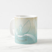 Mug Beach House Pêcheur nautique Aqua Blue ID623 (Devant gauche)