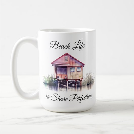 Mug Beach Life is Shore Perfection (Gauche)