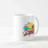 Mug Beach Mill : Surf, soleil et divertissement (Devant droit)