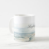 Mug Beach Ocean Palm Tree Mariage (Devant gauche)