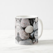 Mug Beach Pebble Nature home est le coeur (Devant droit)