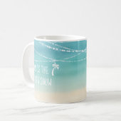 Mug Beach Sand est la nouvelle neige Floride hiver (Devant gauche)