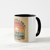 Mug Beach Vibes Sunset Amitié Objectifs (Devant droit)