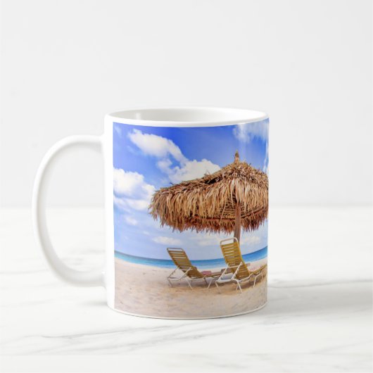 Mug Beaches tropicales | Aruba Sandy Beach (Gauche)