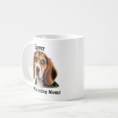 Mug Beagle, Ajouter le nom du chien, Changer de photo (Devant gauche)
