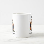 Mug Beagle, Ajouter le nom du chien, Changer de photo (Centre)